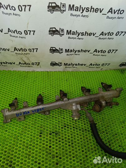 Топливная рампа всборе с Форсунками Honda vigor