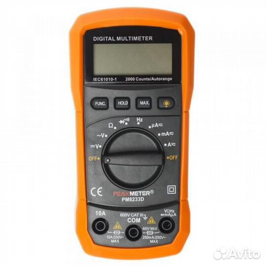 Цифровой мультиметр (Омметр) peakmeter PM8233D (Ор