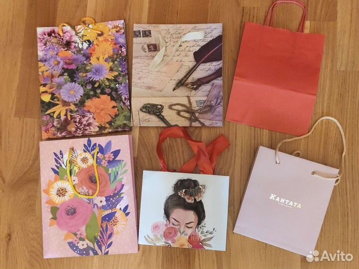 Подарочные пакеты в ассортименте