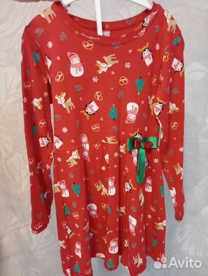 Платье для девочки, размер 122