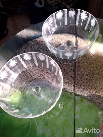 Ваза для фруктов на ножке СССР