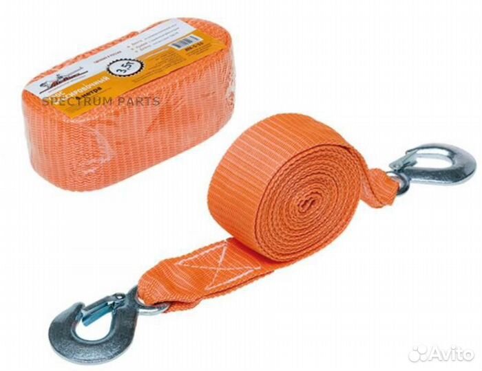 Трос буксировочный лента 3,5 т, 4 м airline atrs35