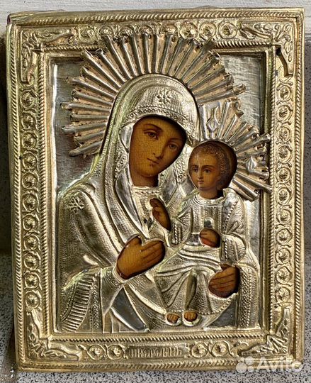 Икона Иверская Пресвятая Богородица Состояние