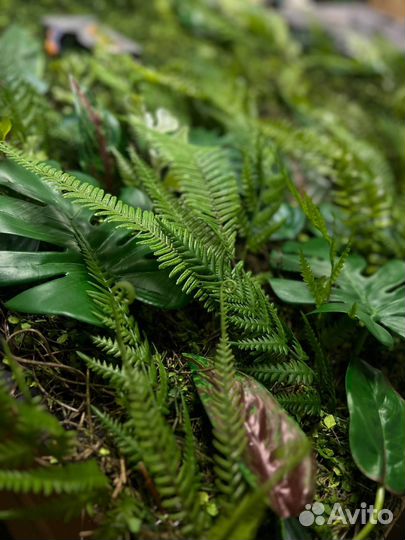 Искусственное озеленение кафе