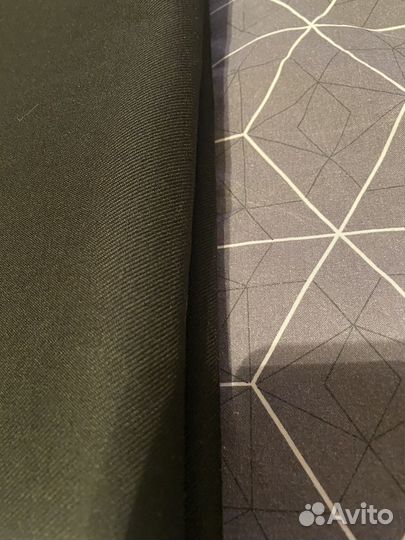 Ткань плотная шерсть черная