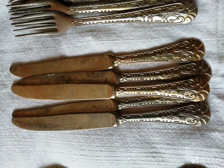 Столовый набор ложки и вилки СССР