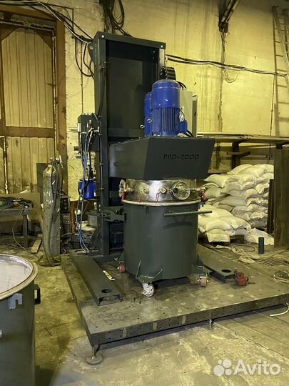 Диссольвер трехосевой