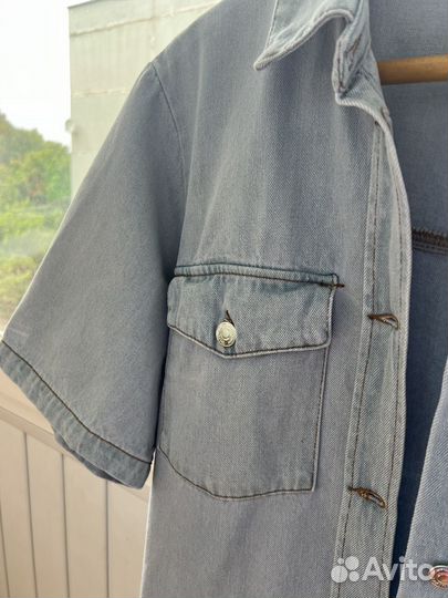 Джинсовое платье рубашка женское