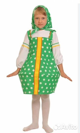 Костюм новогодний матрёшка