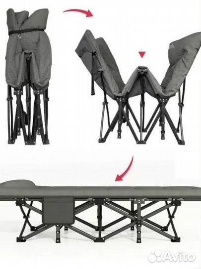 Раскладушка туристическая