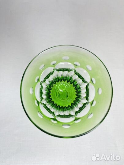 Цветные хрустальные бокалы