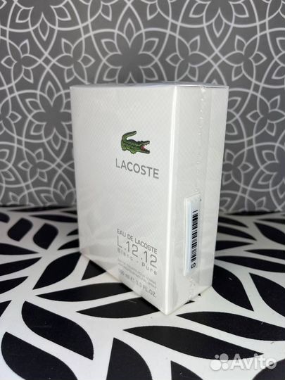 Духи Lacoste L.12.12 Blanc – Pure 100ml (Евро)
