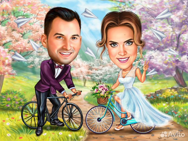 Шаржи на заказ по фото