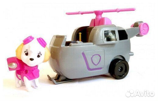 Щенячий патруль скай на вертолёте трансформер