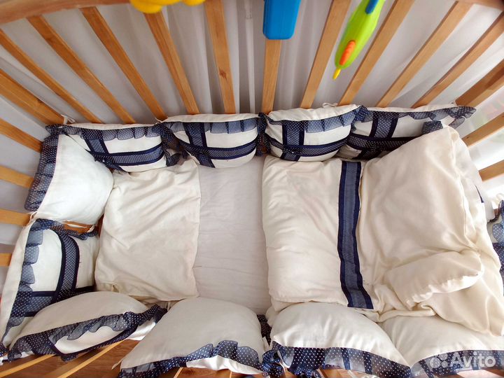 Детское постельное белье и бортики в кроватку