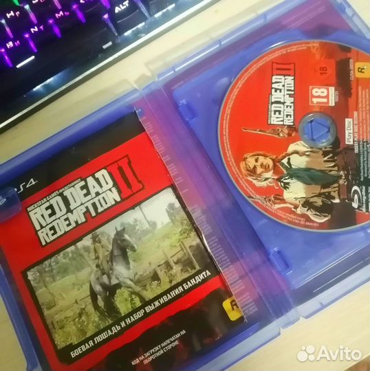 Red dead redemption 2 ps4 диск