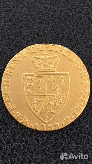 Золотая монета 1 Гинея 1791г. и 1787г