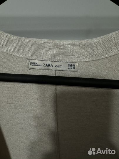 Женский бежевый кардиган Zara