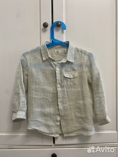 Рубашка zara для мальчика 98