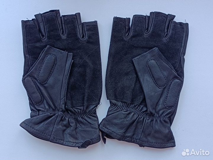 Мотоперчатки кожаные