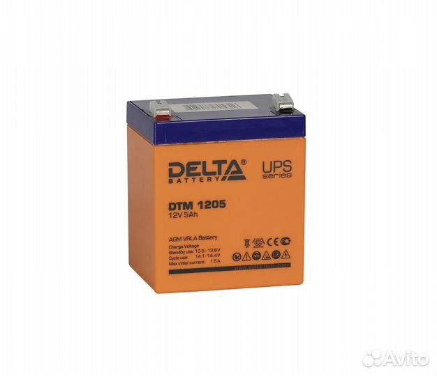 Аккумуляторная батарея Delta DTM 1205 (12V / 5Ah)