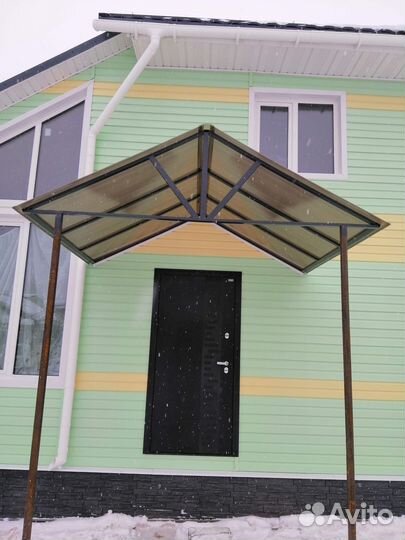 Навес, ворота, заборы, металлоконструкции