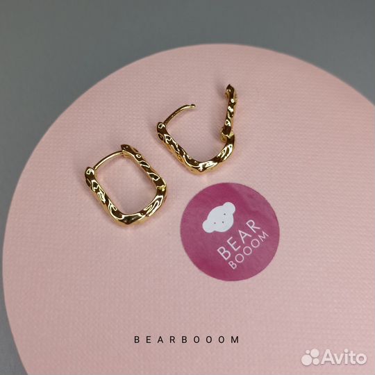 Серьги конго основа база