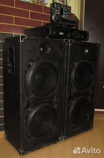 Колонки XL-Pro 1500W Усилитель Микшер-FX Микрофон