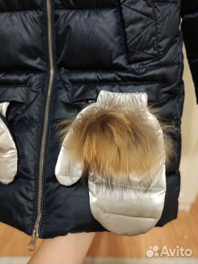 Зимний пуховик,пальто anernuo 116