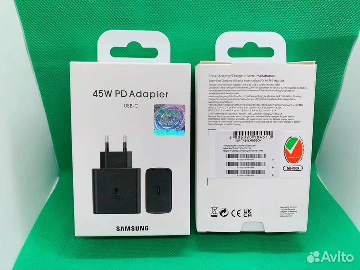 Супер быстрая зарядка для Samsung 45w (оптом)