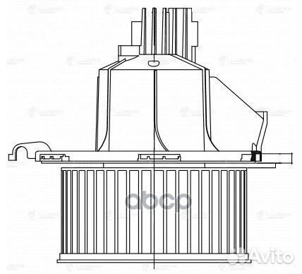 Вентилятор отопителя для а/м Opel Zafira B (05