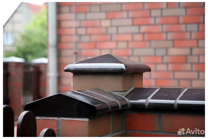 Колпак керамический на столб