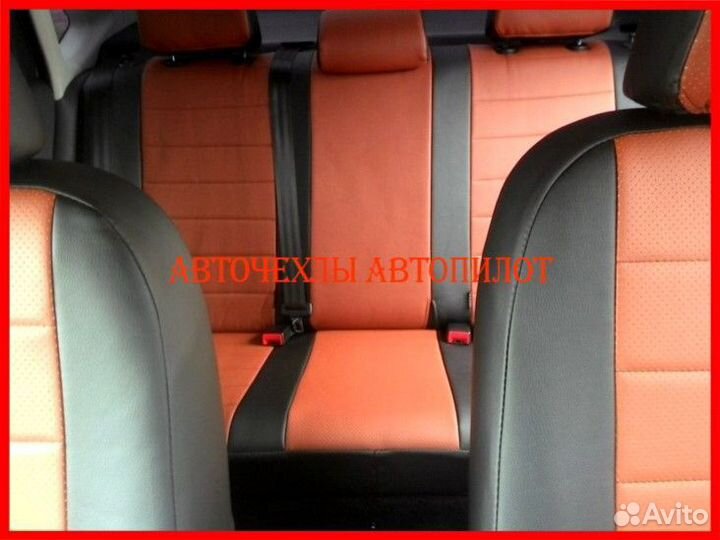 Чехлы Автопилот Volkswagen Polo 1 из экокожи