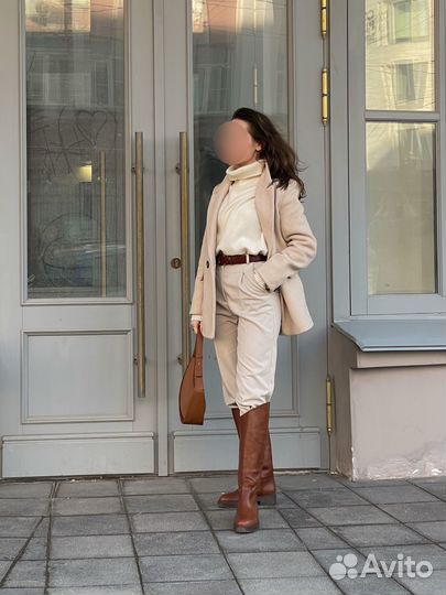 Сапоги трубы в жокейском стиле tendance