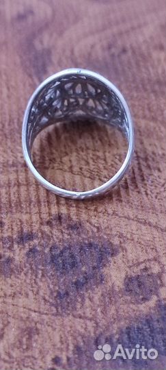 Мужской перстень серебро