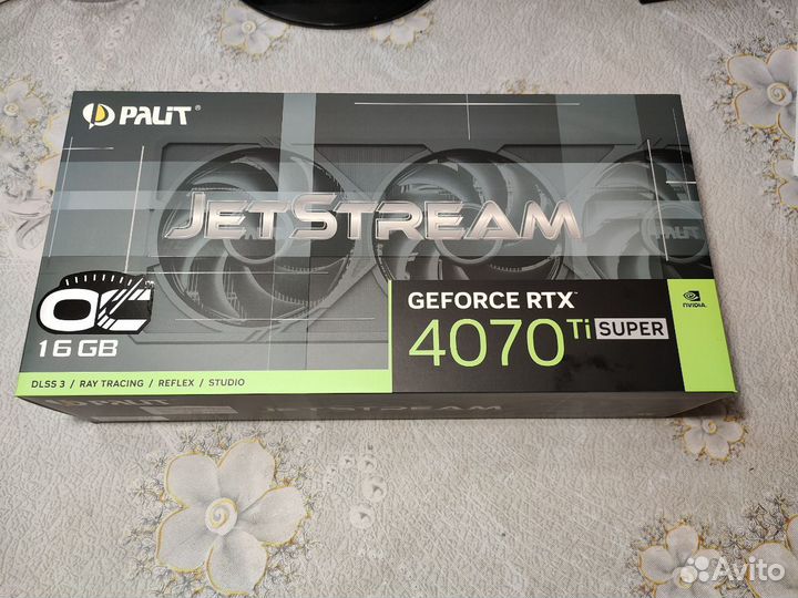 Palit RTX 4070ti super jetstream новая, гарантия
