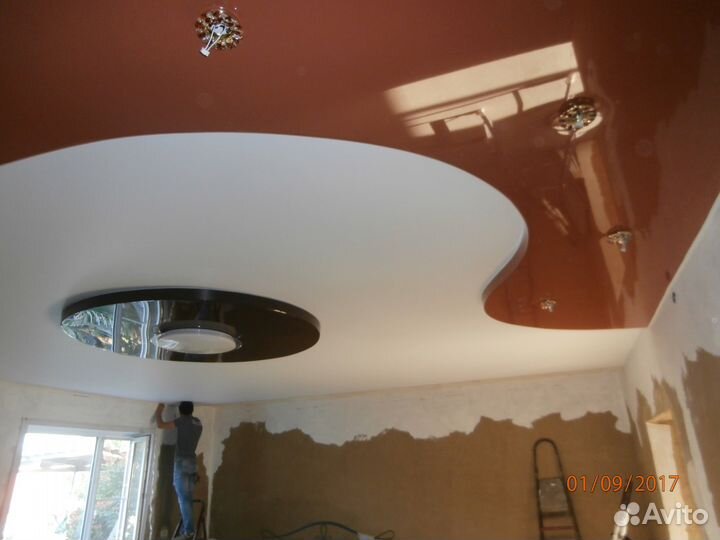 Монтаж натяжных потолков