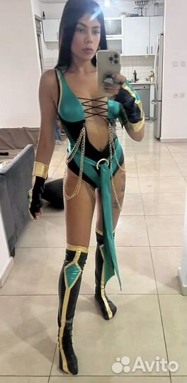 Jade Mortal Combat косплей костюм