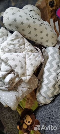 Бортики в детскую кроватку бу