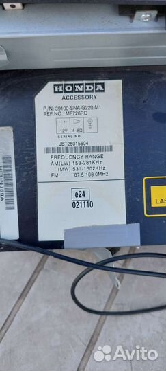 Магнитолла honda civid 4 D