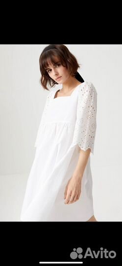 Платье белое летнее