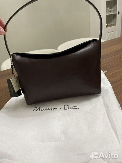 Сумка натуральная кожа massimo dutti