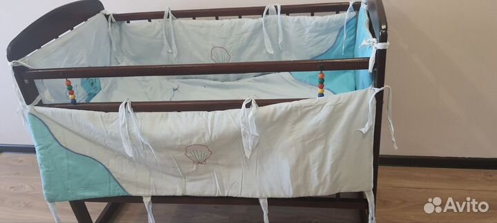 Детская кроватка приставная