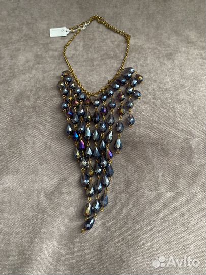Колье бусы сотуар