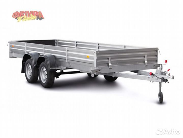 Прицеп двухосный мзса 4.5м-1.5м