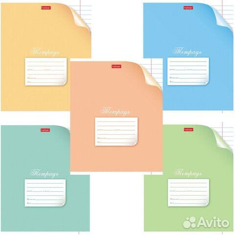 Тетрадь 12 л. hatber линия, обложка картон, С угол