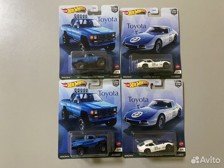 Hot Wheels Premium Toyota набор моделей