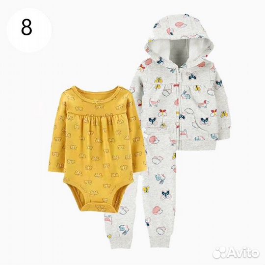 Детская одежда комплекты для девочек от Carters