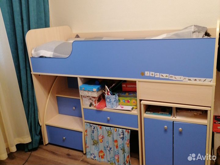Детская кровать чердак