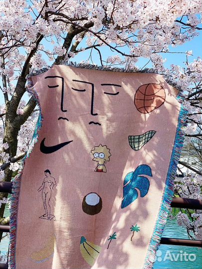 Плед на диван и кровать Лиза Симпсон (130-160)